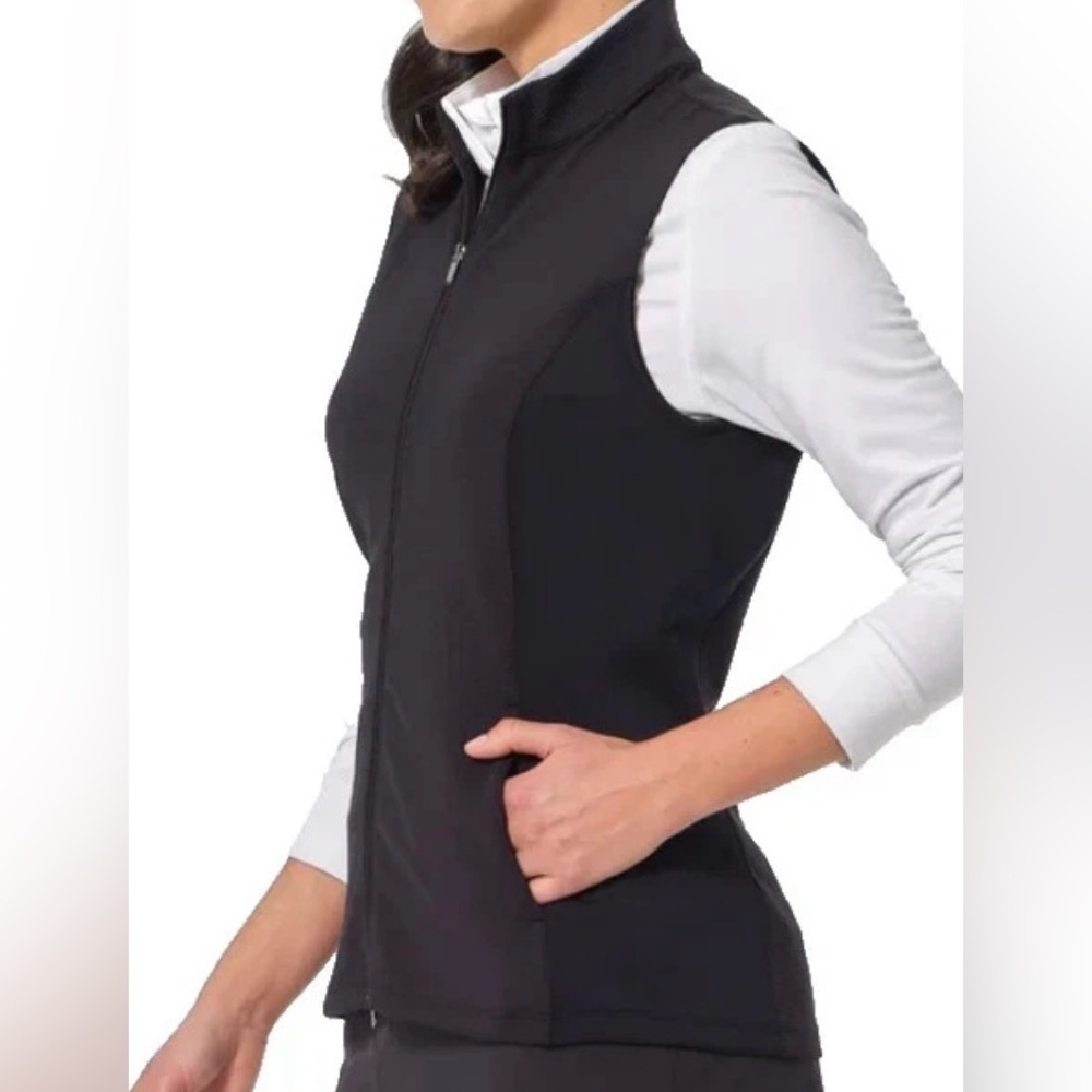 Greg Norman Collection Black Vest - Picture 2 of 7